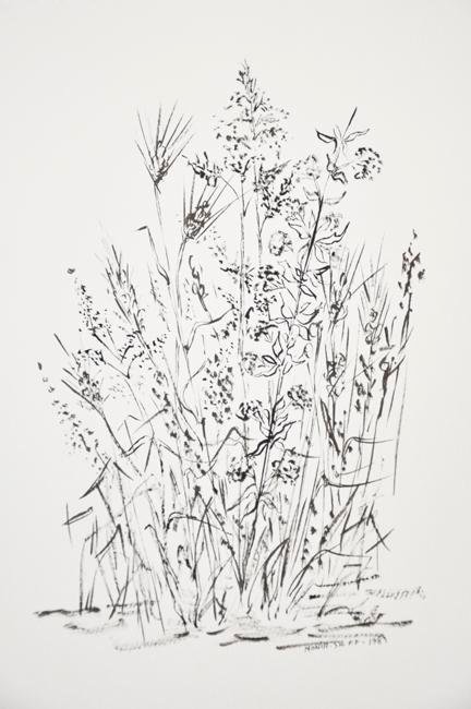 Monir Shahroudy Farmanfarmaian, Wild Grass and Wheat, 1989