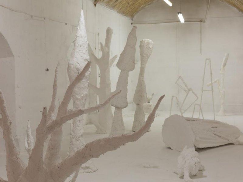 In My Beginning Is My End, installation view