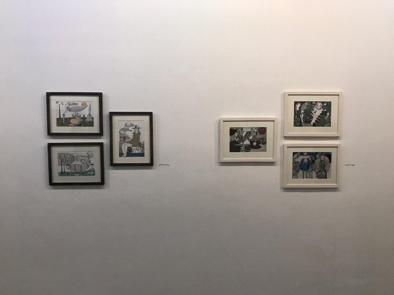 نمایشگاه سالانه تصویرسازی آریا، نمای چیدمان