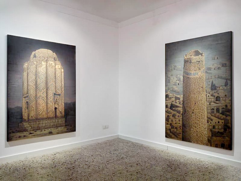 آثار طاهر پورحیدری، نمای چیدمان