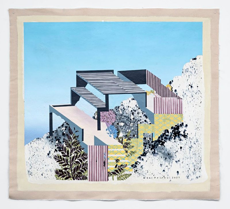 Asal Peirovi, Dahlia Fence, 2021