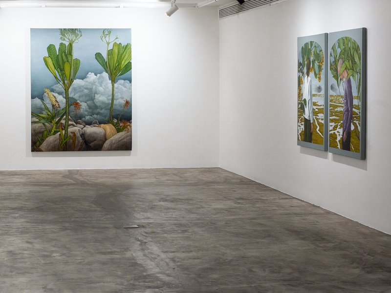 In-between, installation view