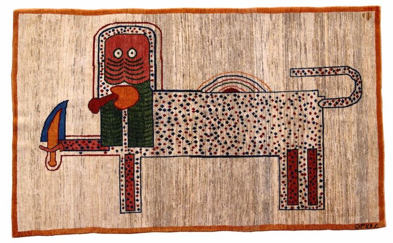 Parviz Tanavoli, Lion and Sword III, 1974
