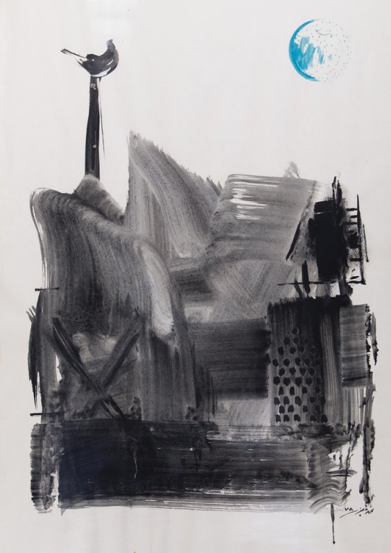 Mohammad Ebrahim Jafari, A Bluer Breath, 1996
