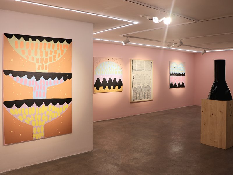 Pink Sunset, installation view