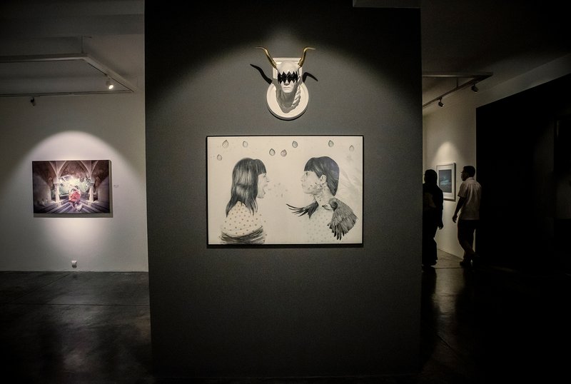 Group Exhibition of Shirin Gallery, installation view