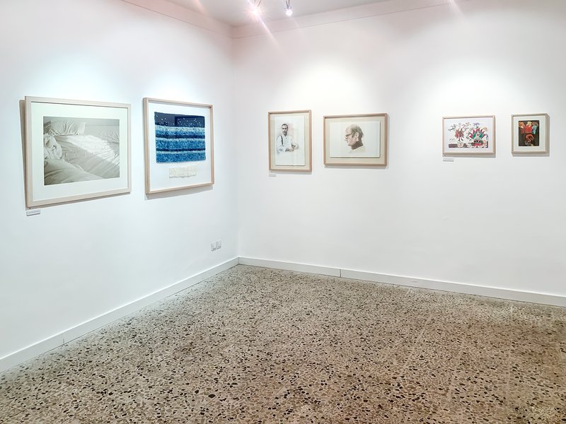 Fourteen Artists from the Fourteenth Century, installation view