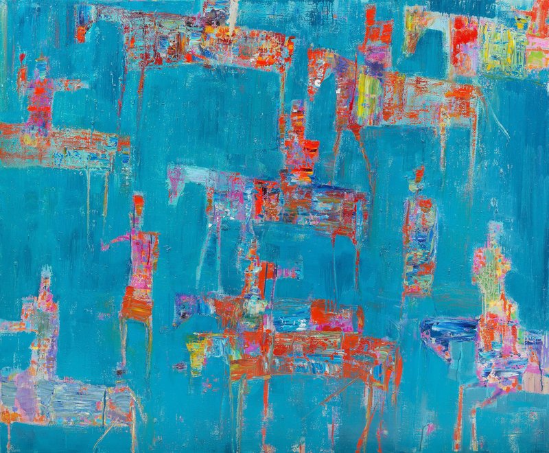 Reza Derakshani, Blue Hunting, 2015
