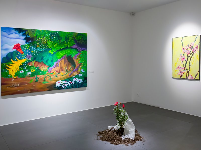 The Poems of Silent Gardeners, installation view