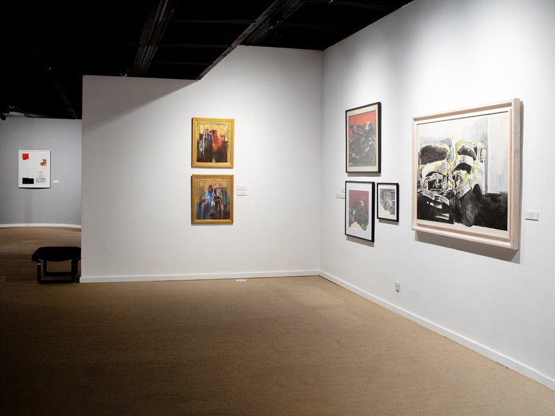 Mehdi Sahabi A Retrospective, Installation view.