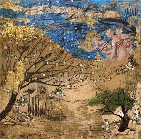 Farzaneh Rostami, Renaissance’s Women in Persian Garden, 2020