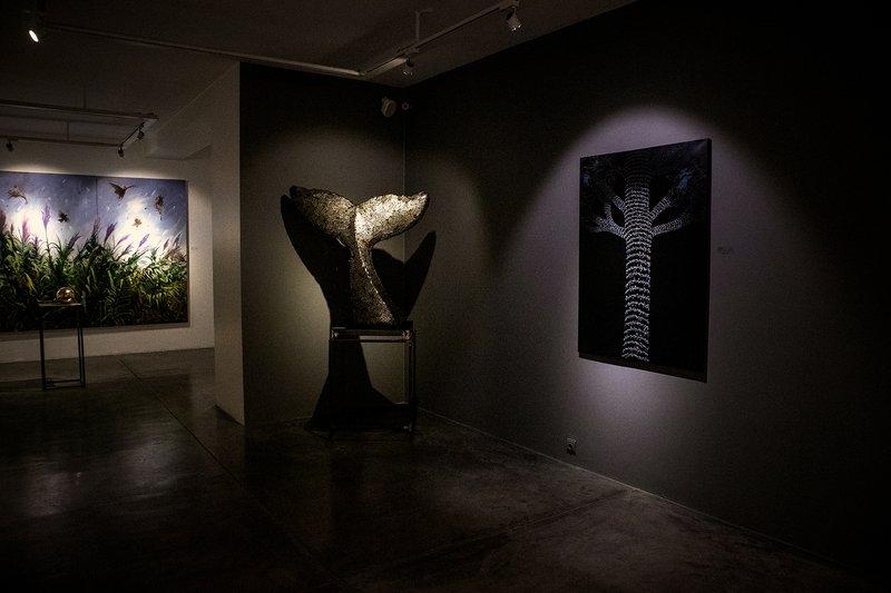 Group Exhibition of Shirin Gallery, installation view