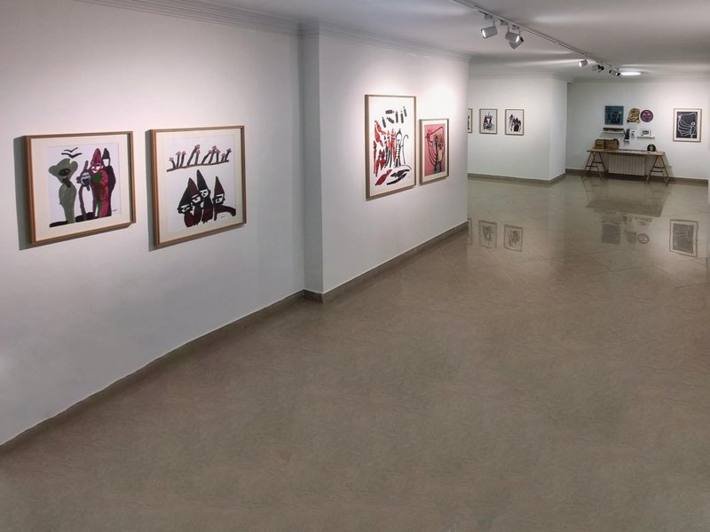 Jamshid Aminfar's Exhibition, installation view