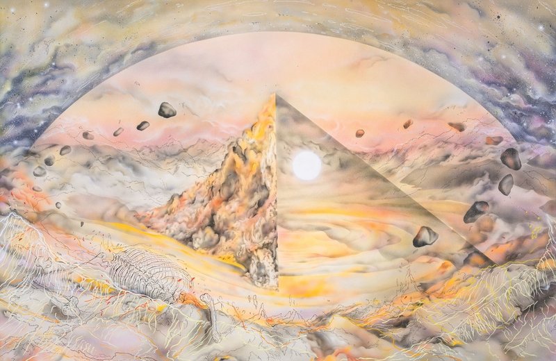 Maryam Farshad, Time Flowed on Golden Peak, 0