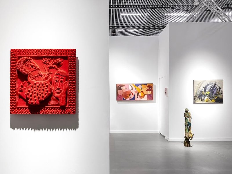 Installation view.