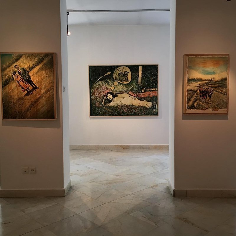 قاجار، نمای چیدمان