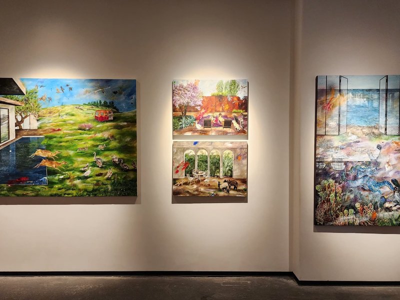 Installation view.