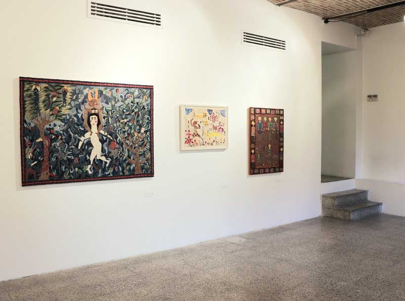 Woven from the Soul, Spun from the Heart, installation view