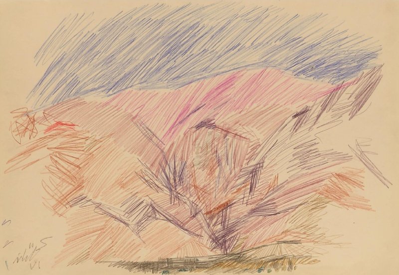 The Late Ali Golestaneh, Untitled, 1992