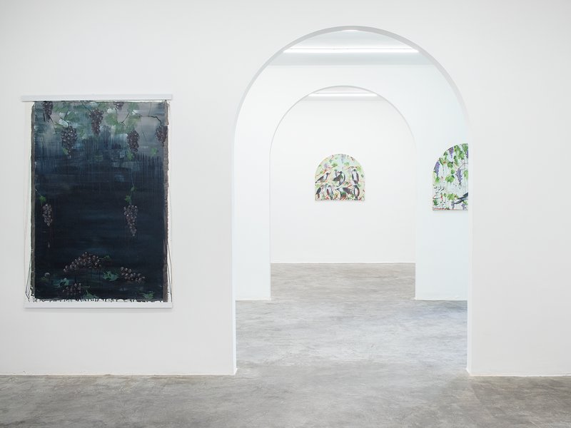 I Made Wine and It Turned To Grapes, installation view