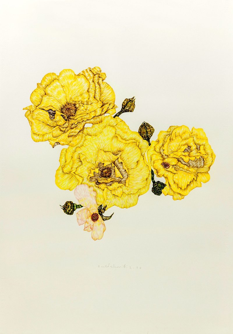 Sale Sharifi, Hebe Ye Zard, 2016