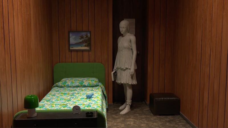 Gabriel Abrantes, Two Sculptures Quarrelling in a Hotel Room, 2020