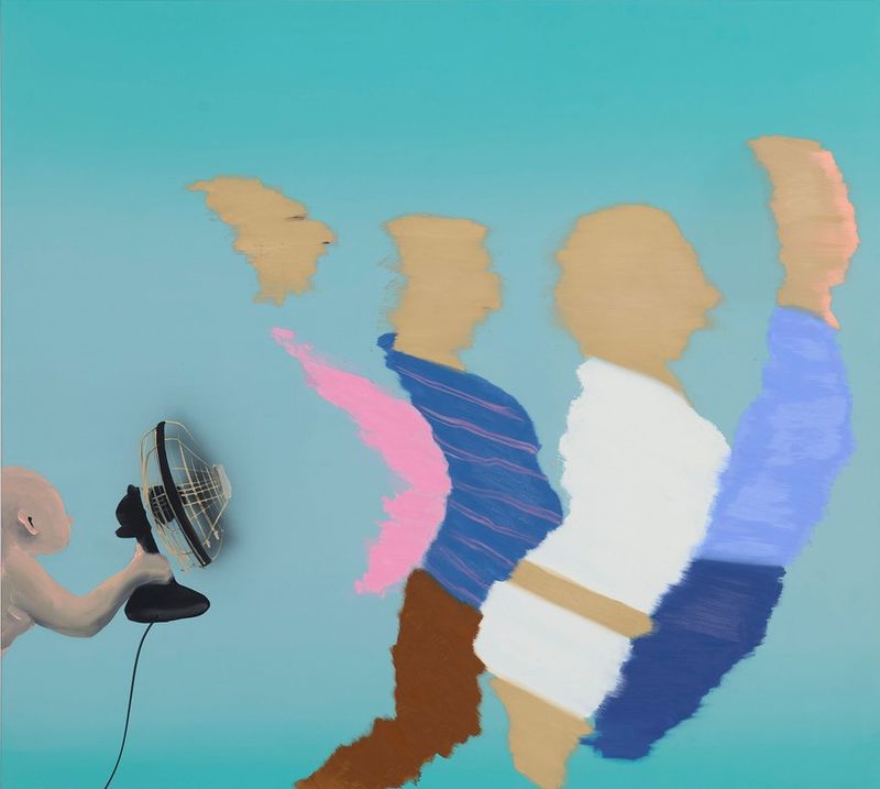 Tala Madani, Blown away, 2026