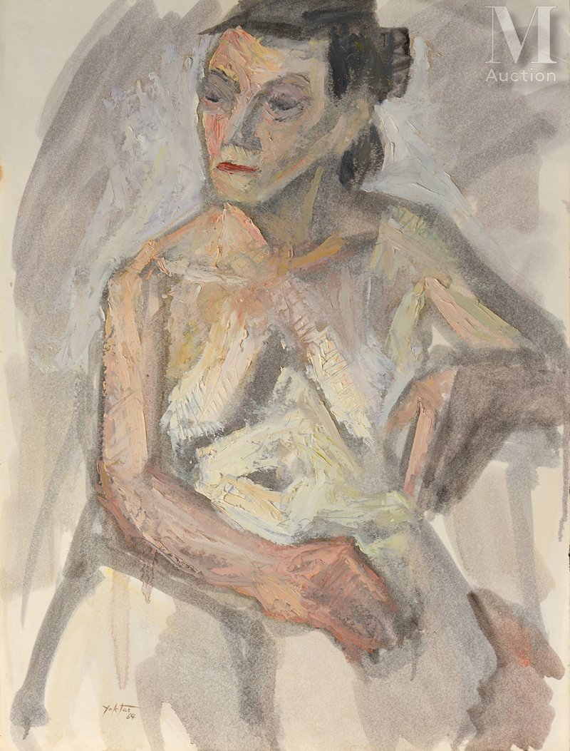 Manoucher Yektai, Portrait, 1964
