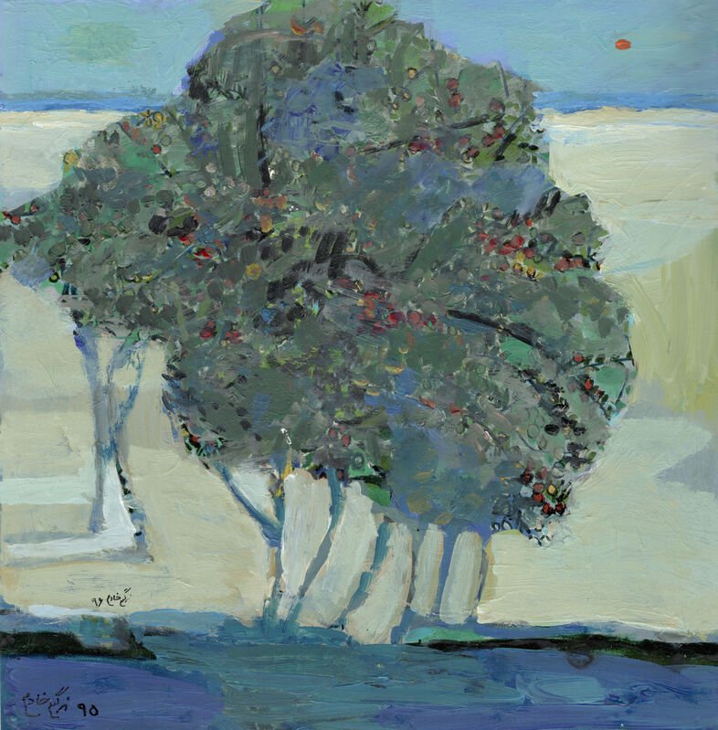 Narges Khademi, The Blue Tree, 2016
