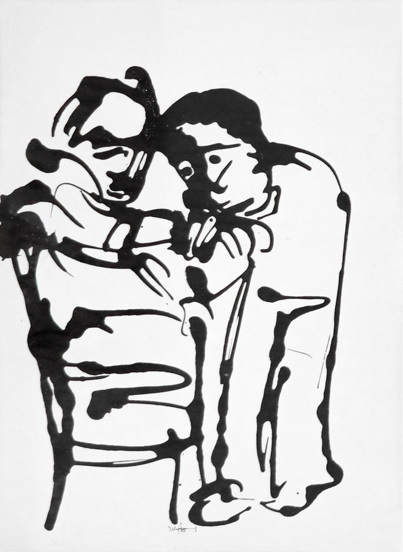 Alireza Espahbod, Untitled, 1988
