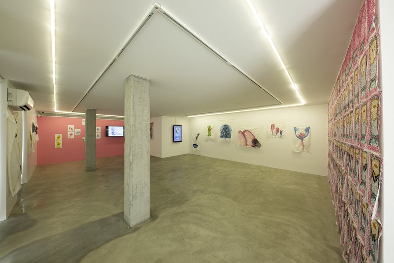 Salāsat, installation view