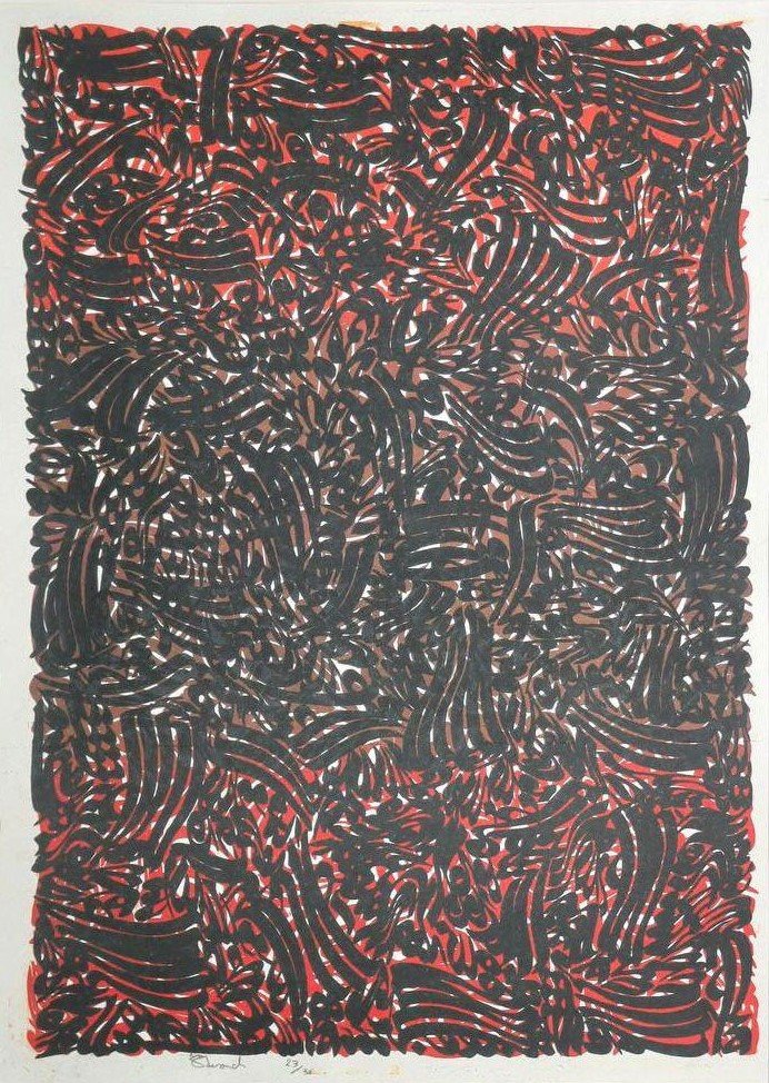 Charles Hossein Zenderoudi, Untitled, 0