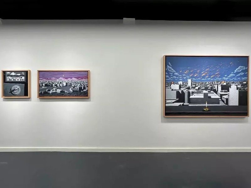 خیره به شهر، نمای چیدمان