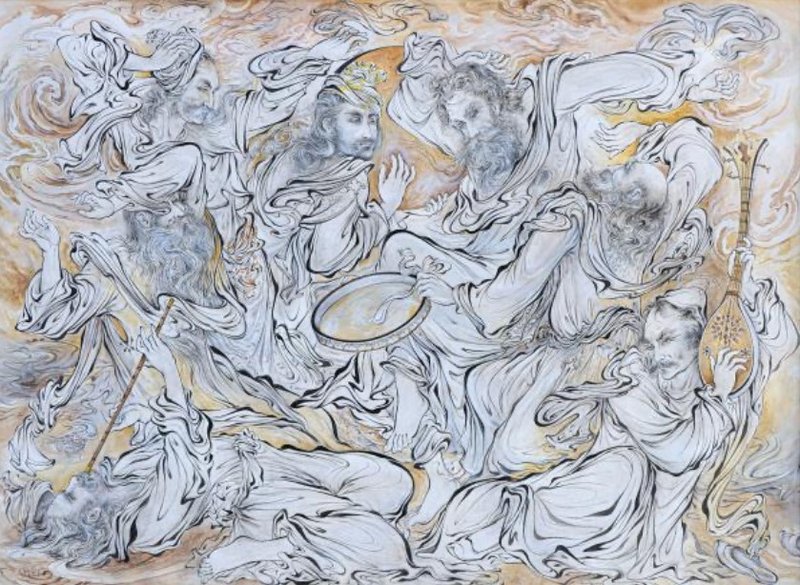 Mahmood Farshchian, Untitled, 2004