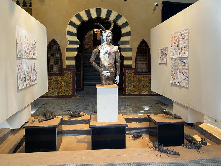 In a Space Between Rocks, installation view