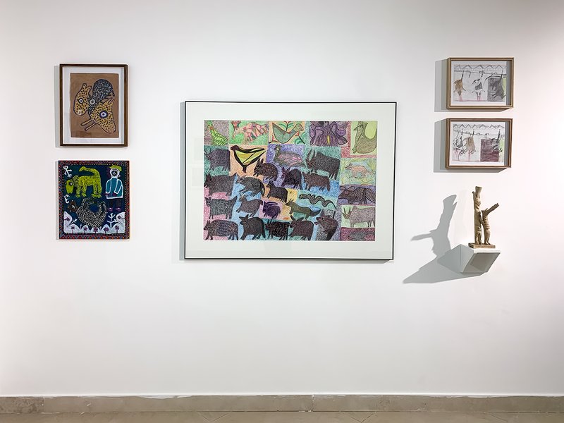 Parandeha, Charandeha, Khazandeha, installation view