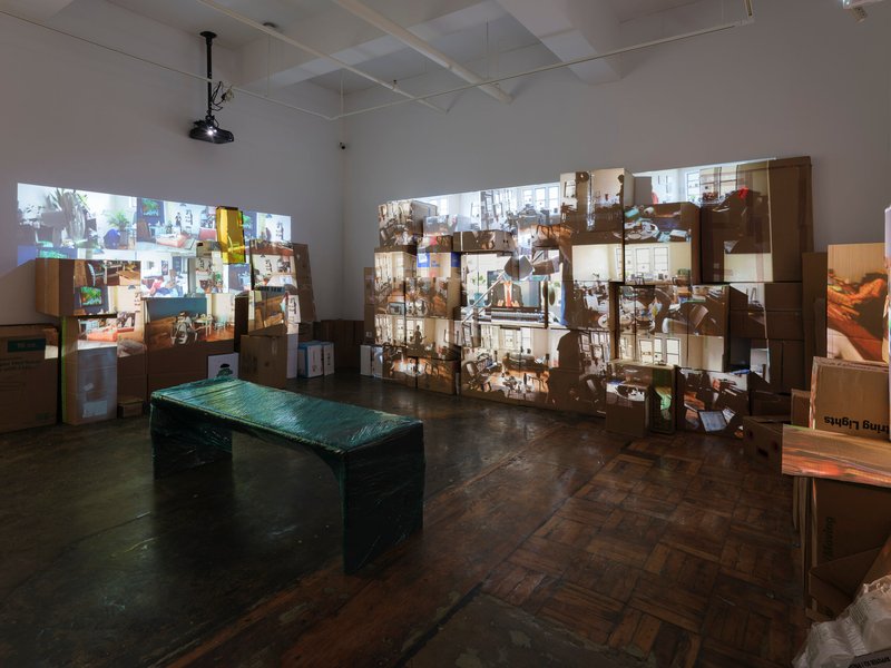 Center is not a particular point on the earth’s surface, installation view