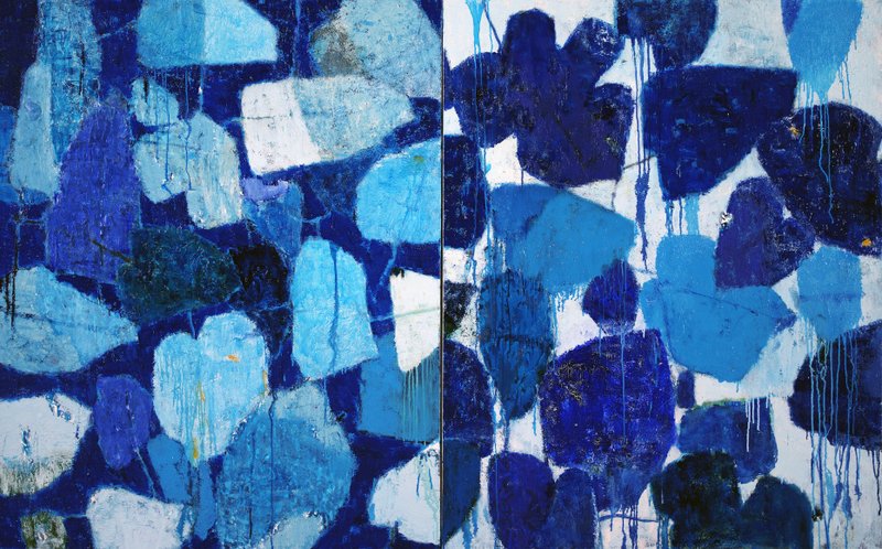 Reza Derakshani, Every Blue Night, 2018