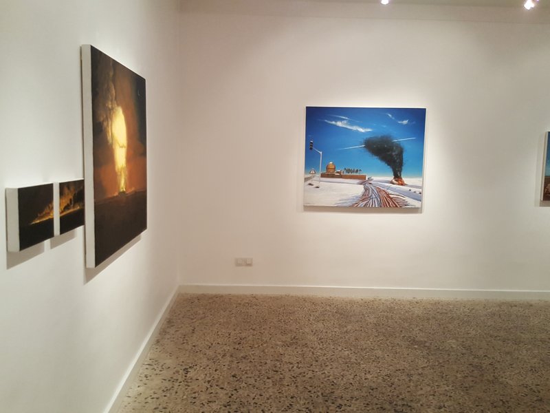 Goodbye Blue Sky, installation view