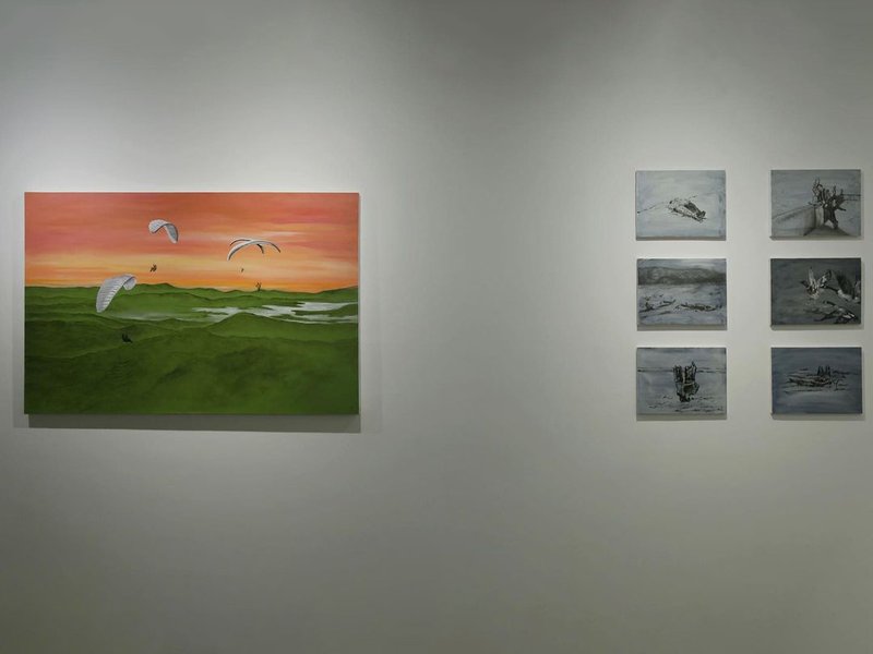 Memories of Ocean Swim Meets, installation view