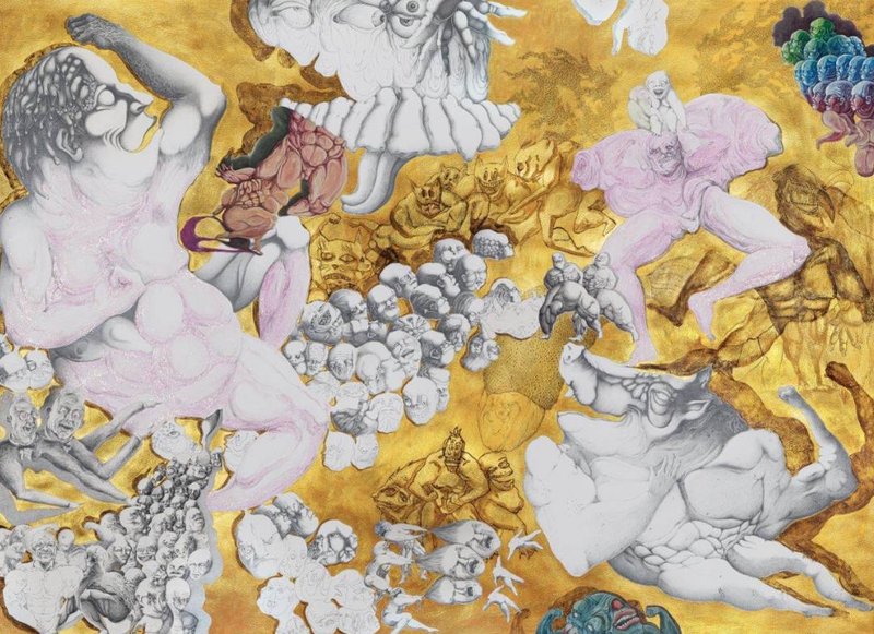 Nogol Mazloumi, Cat in Wonderland (in Memory of "Aloocheh"), 2024