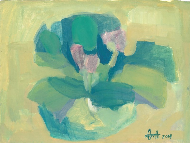 Golnaz Hosseini, Flower Pot, 2014