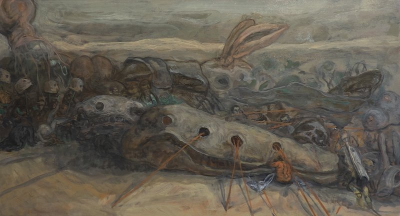 Majid Fathizadeh, Perforating the Death Boat, 2021