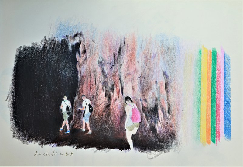 Shantia Zakerameli, From Colorful to Dark, 2020
