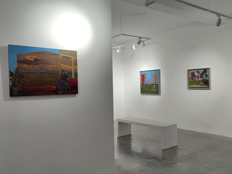 اینجا کسی نیست، نمای چیدمان