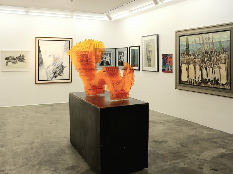 A Collection, installation view