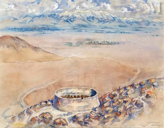 میشا شهبازیان، نمایی از تهران، 1318