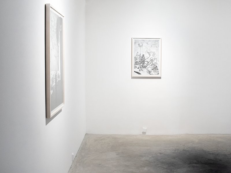 The den of the man with hollow eyes, installation view