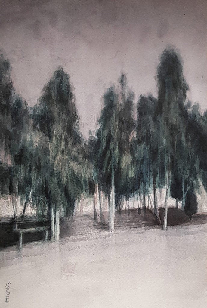Zahra QaraKhani, Eucalyptus Trees, 2020