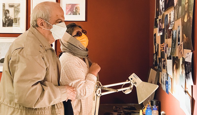 Interview with Rozita Sharafjahan about Manouchehr Motabar's Exhibition
